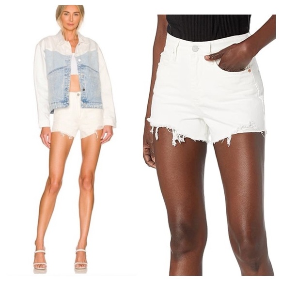 Blank NYC | Vintage Wash 70s Vibe Coastal Cowgirl High Rise Denim Shorts | 25 - Picture 1 of 11